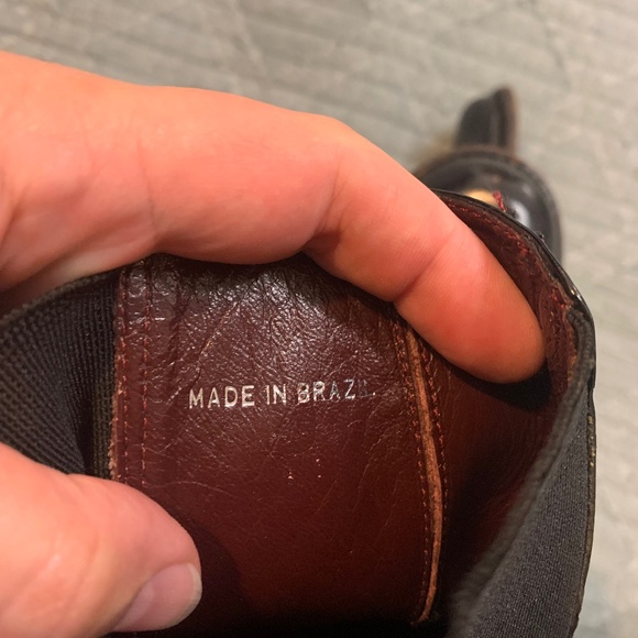 BCBG Made in Brazil Leather Chelsea Boots Size 8 M - Picture 6 of 6